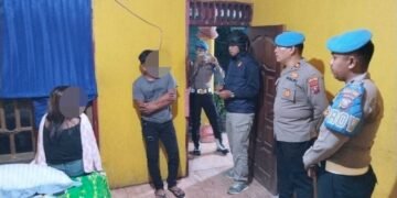 Sat Reskrim dan Si Propam Polres Palas Razian Pekat, Amankan 5 Pasangan Bukan Suami Istri dari Penginapan