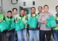 Silaturahmi dengan Ojol, Kapolres Langkat Ajak Jaga Kamtibmas