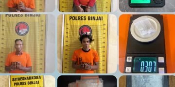 Kurun Waktu Tiga Hari, Satres Narkoba Polres Binjai Gulung Lima Bandar Sabu