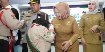 Lepas 85 Kontingen Langkat ke Jambore Nasional XII. Plt Bupati: Jaga Nama Baik Kabupaten