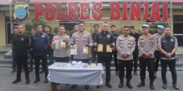 Polres Binjai Ungkap 18 Kasus Narkotika dalam Tiga Pekan, 20 Tersangka Diamankan