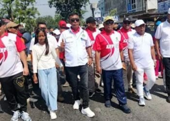 Meriahkan HUT Ke-81 RI, APPSI Langkat Gelar Jalan Sehat, Bazar dan Pasar Murah