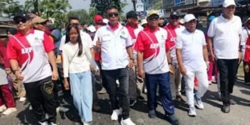 Meriahkan HUT Ke-81 RI, APPSI Langkat Gelar Jalan Sehat, Bazar dan Pasar Murah