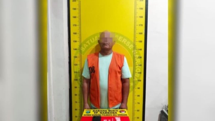 Satres Narkoba Polresta Deli Serdang Ringkus Pria 56 Tahun Diduga Pengedar Sabu