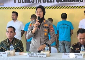 1,2 Kg Sabu Dimusnahkan Polresta Deli Serdang, Aksi 3 Tersangka Berhasil Digagalkan