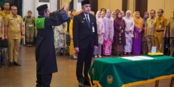 Lantik Erfin Fahrurrazi sebagai Penjabat Sekda, Rico Waas Minta Percepat Kinerja OPD Tanpa Langgar Aturan