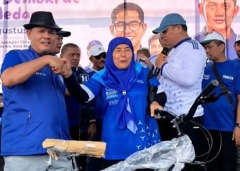 DPC Partai Demokrat Kota Medan Gelar Jalan Santai dan Lomba Rakyat