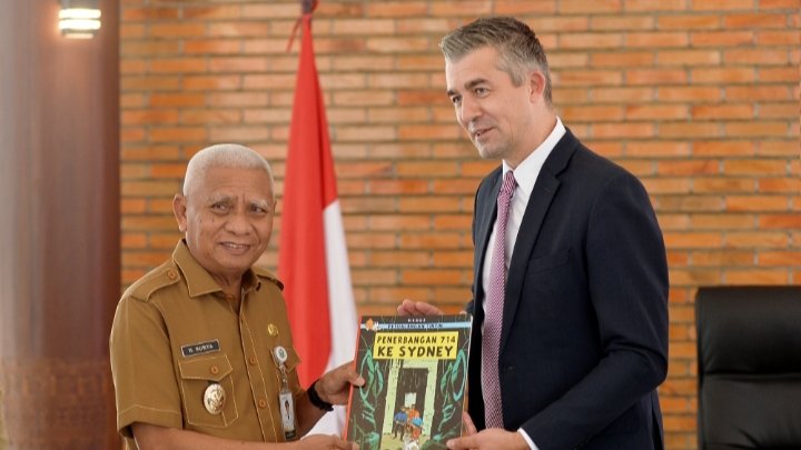 Wagub Surya Tawarkan Potensi Investasi Sumut kepada Duta Besar Belgia
