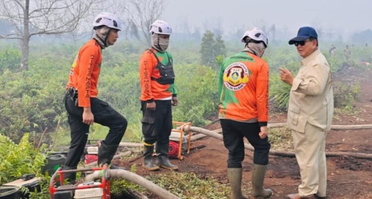 Prabowo ke Kalimantan Pimpin Langsung Penanganan Karhutla