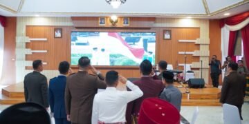 Peringati HUT ke-81 RI, Wali Kota Medan Ikuti Upacara Detik-Detik Proklamasi Secara Live Streaming