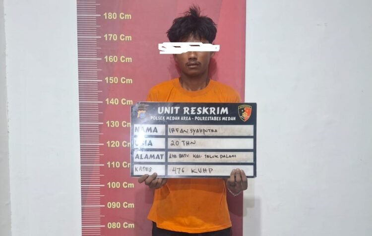 Polsek Medan Area Ungkap Pencurian di Gudang Expedisi