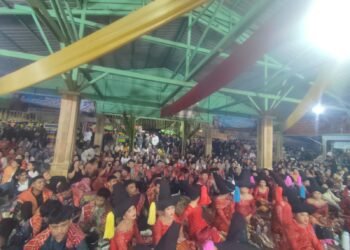 Polsek Juhar Amankan Kerja Tahun Gendang Guro Guro Aron di Desa Keriahen