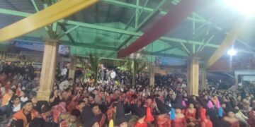 Polsek Juhar Amankan Kerja Tahun Gendang Guro Guro Aron di Desa Keriahen