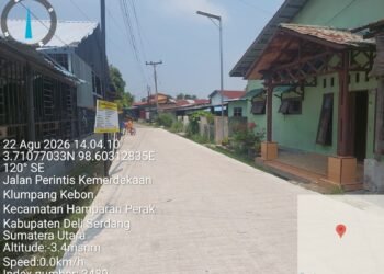Kontrak Perbaikan Jalan Darsono Hamparan Perak Masih Berjalan, Tak Benar Mangkrak