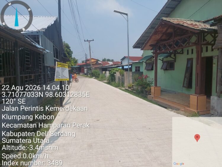 Kontrak Perbaikan Jalan Darsono Hamparan Perak Masih Berjalan, Tak Benar Mangkrak