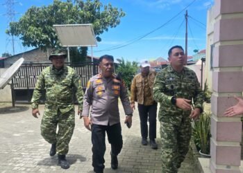 Dandim 0205/TK Tinjau Langsung Aktivitas Gunung Sinabung Bersama BPBD dan PVMBG