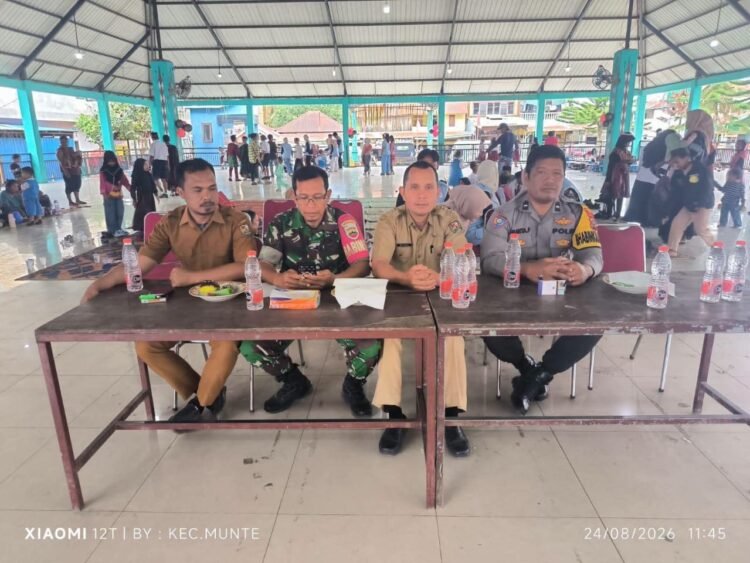 Polsek Munte Hadiri Festival Desa Munte, Dorong Anak-anak Kembangkan Bakat