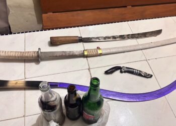 Enam Remaja Diamankan Bawa Sajam dan Molotov, Diduga Hendak Tawuran di Surbakti