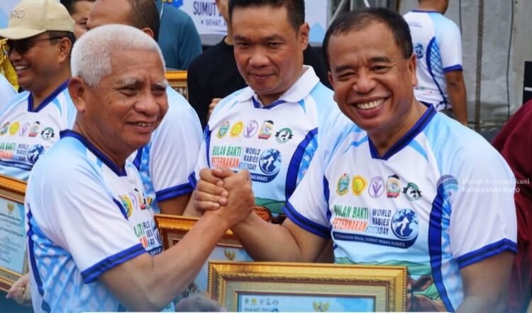 Bupati Karo Hadiri Puncak Bulan Bakti Peternakan dan World Rabies Day 2026