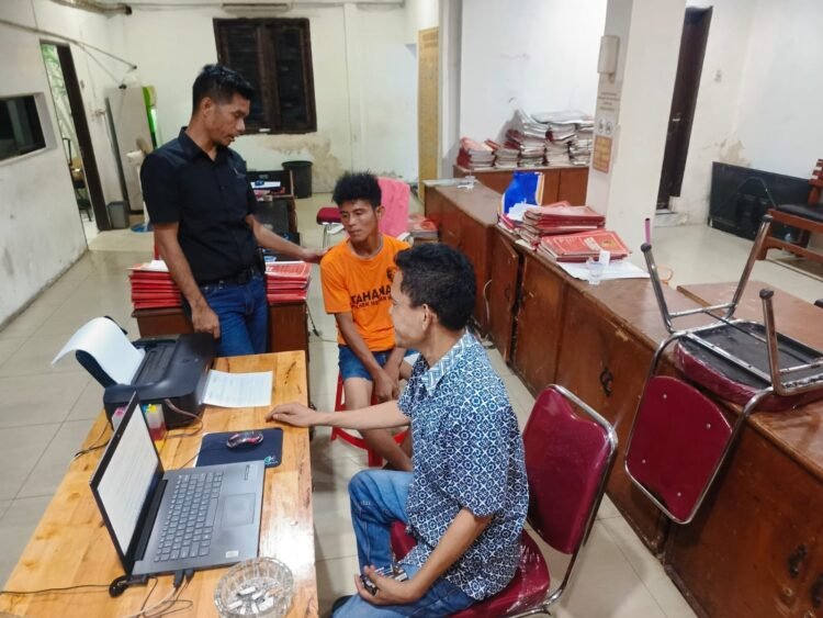 GSN Polsek Medan Kota ‘Golkan’ Pengedar Sabu Gang Nasional