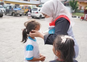 Pertamina Patra Niaga Regional Sumbagut Gerak Cepat, Salurkan Bantuan Pasca Erupsi Gunung Sinabung di Kabupaten Karo
