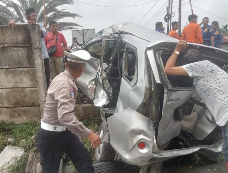 Gerak Cepat Polres Binjai Tangani Kecelakaan KAI Sri Lilawangsa di Jalan Hiu