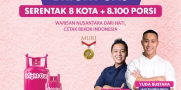 Pertamina Patra Niaga Regional Sumbagut Ajak Masyarakat Medan Ramaikan Rekor MURI Memasak dengan Bright Gas