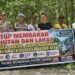 Cegah Karhutla Sejak Dini, Polsek Secanggang Ajak Warga Stop Bakar Sampah Sembarangan