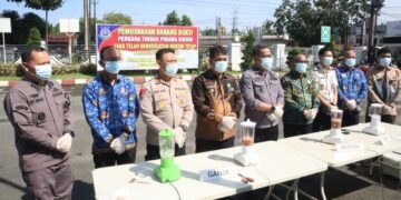 Kejari Binjai Musnahkan Barang Bukti Hasil Kejahatan