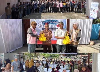 Wujud Kepedulian Sosial, PLN Indonesia Power UBP Pangkalan Susu Salurkan Bantuan Sembako