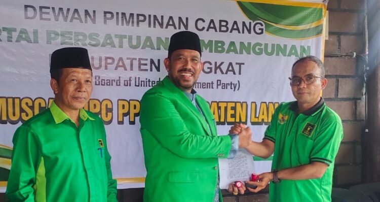 Plt DPC PPP Kabupaten Langkat Mas’ud Gelar Rapat Panitia Muscab di Kecamatan Stabat