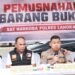Polres Langkat Musnahkan Barang Bukti Narkotika Hasil Kejahatan
