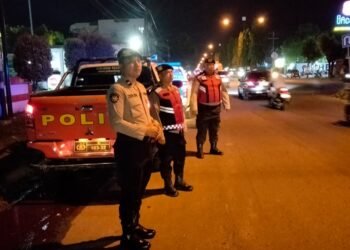 Patroli Malam Polres Langkat, Cegah Kejahatan Jalanan