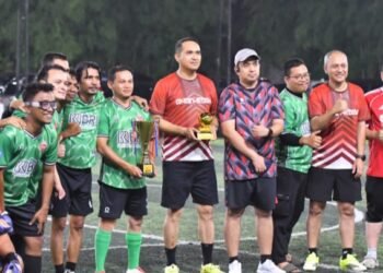 Forwakum Juara Trofeo Cup Kejari Medan: Kajari Ridwan Sujana Angsar Jadi Pemain Terbaik