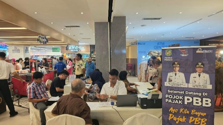 Pojok PBB Hadir di Brastagi Supermarket: Bayar PBB Sambil Belanja