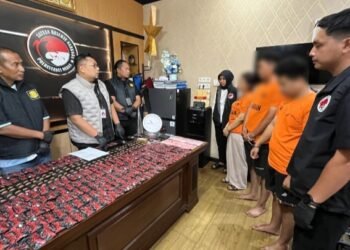 Polrestabes Medan Bongkar Jaringan Pod Getar Malaysia, Disimpan Dalam Jam dan Kotak Sabun