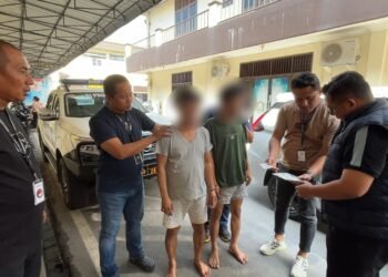 Satnarkoba Polrestabes Medan Ringkus 2 “Spiderman” Lompati 10 Rumah