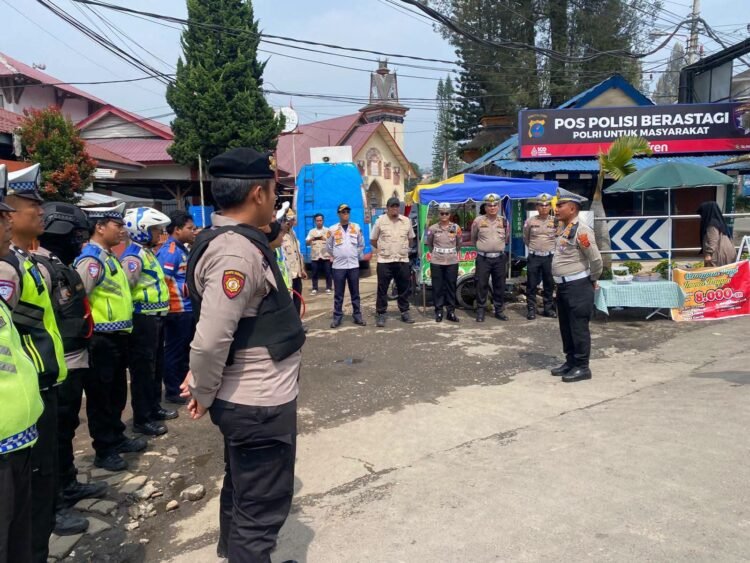 Razia Gabungan Operasi Sadar Pajak Digelar di Berastagi, 4 Kendaraan Bayar Pajak di Tempat