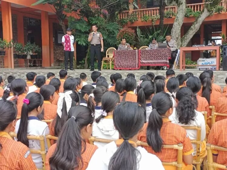 Polres Karo Sosialisasikan Penerimaan Murid Baru SMA Kemala Taruna Bhayangkara Tahun Ajaran 2027/2028