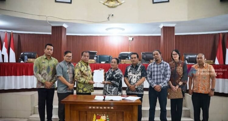 Bupati Karo Sampaikan Perubahan Kedua Propemperda 2026 dan Usulkan 19 Ranperda 2027