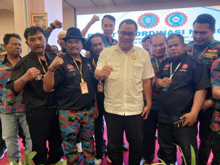 F.SPTI- K.SPSI Karo Pimpinan Gembira Ginting Hadiri Rakornas FSPTI-KSPSI di Jakarta