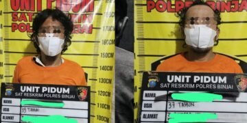 Satreskrim Polres Binjai Bekuk Dua Pelaku Curat di Toko