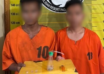 Operasi Sarang Narkoba, Dua Pria Diamankan Bersama Sabu 0,09 Gram