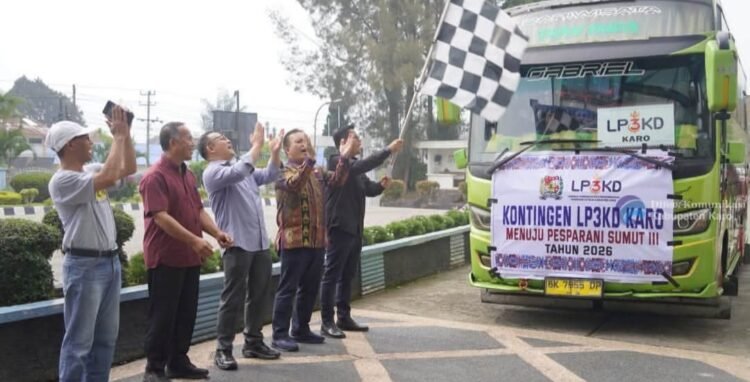 38 Kontingen LP3KD Kabupaten Karo Siap Berlaga di Pesparani Sumut