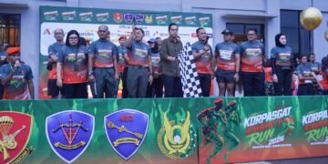 Rico Waas Lepas Ribuan Peserta Korpasgat Charity Run 2026