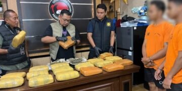 Polrestabes Medan Gerebek Gudang Penyimpanan 18 Kg Ganja 