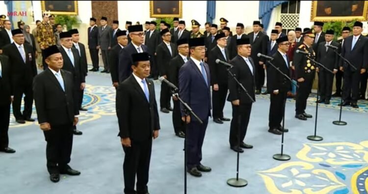Presiden Reshufle Kabinet Merah Putih, Ini Nama Namanya