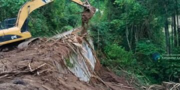 Pemerintah Kabupaten Karo Gerak Cepat Tangani Longsor di Ruas Jalan Barusjahe–Serdang