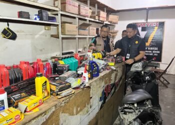 Polrestabes Medan Gerebek Bengkel Jadi Gudang Penyimpanan 1.152 Vape Narkoba di Percut Sei Tuan