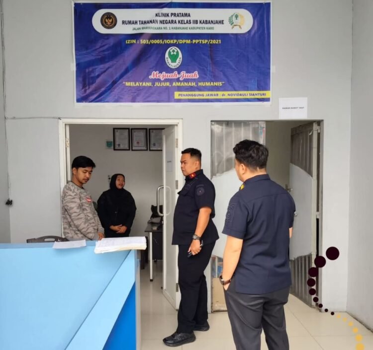 Karutan Kabanjahe Laksanakan Kontrol Keliling, Pastikan Keamanan dan Kelayakan Fasilitas Rutan